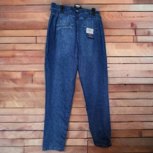 Boden paper bag/buckle waist ankle Grazer jeans sz 14 Bnwt - Picture 2 of 9